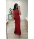 Vestido Clara rojo