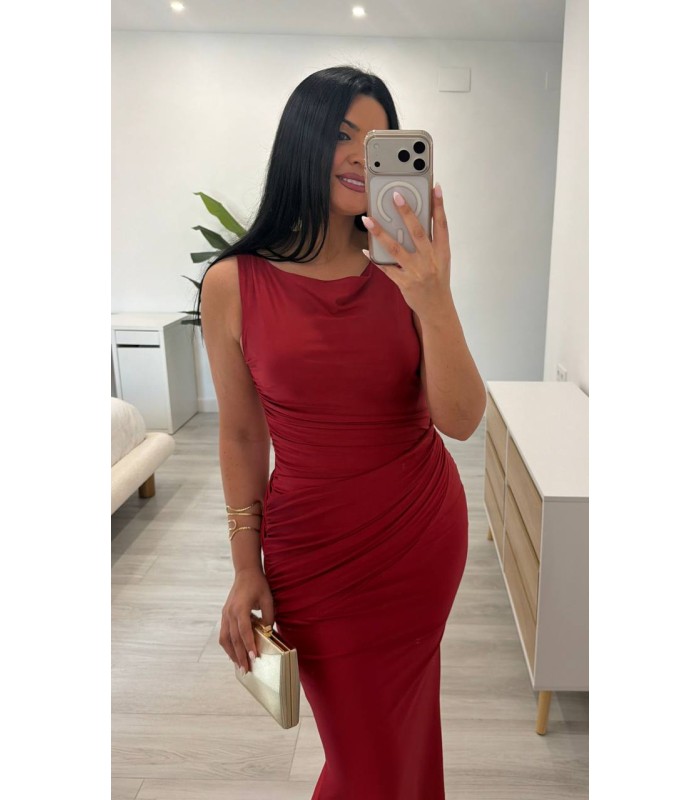 Vestido Clara rojo