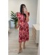 Vestido Tina buganvilla