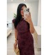 Vestido Elisa berenjena