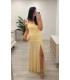 Vestido largo Paola amarillo