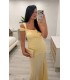 Vestido largo Paola amarillo