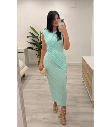 Vestido Egipto sin mangas verde