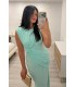 Vestido Egipto sin mangas verde