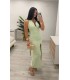 Vestido largo Tamara verde