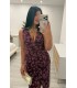 Vestido Noemí buganvilla