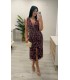 Vestido Noemí buganvilla