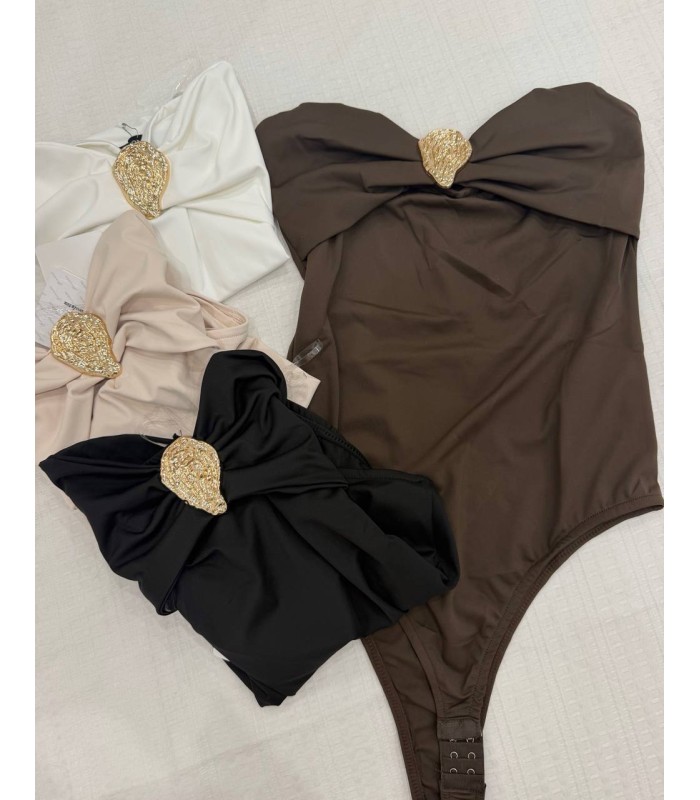 Body licra dorado