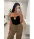Body licra dorado