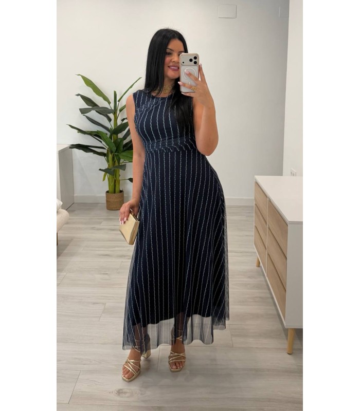 Vestido Paola azul