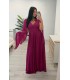 Vestido largo Mía buganvilla