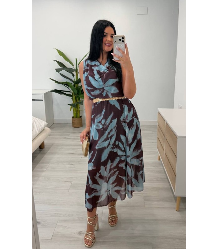 Vestido Marina celeste