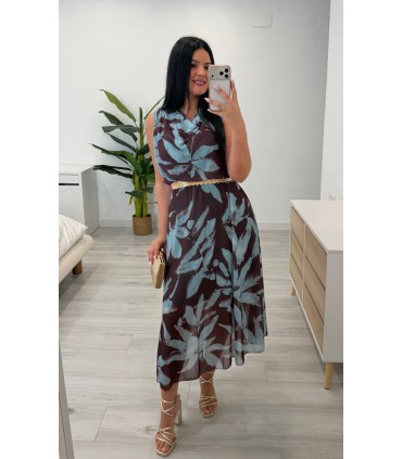 Vestido Marina celeste