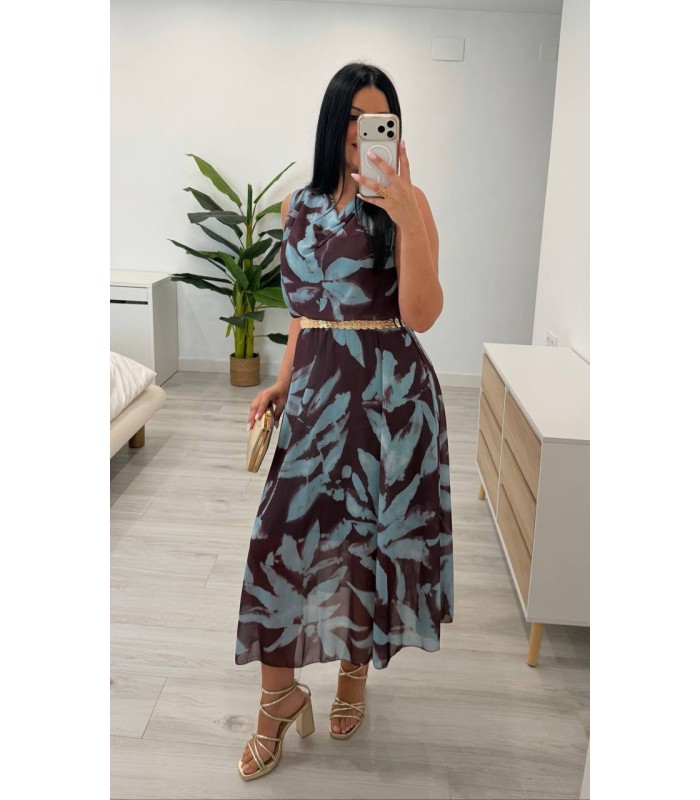 Vestido Marina celeste