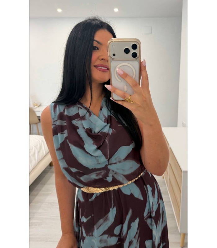 Vestido Marina celeste