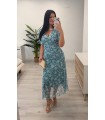 Vestido Carola azul cielo