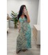 Vestido Chiclana turquesa