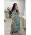 Vestido Chiclana turquesa