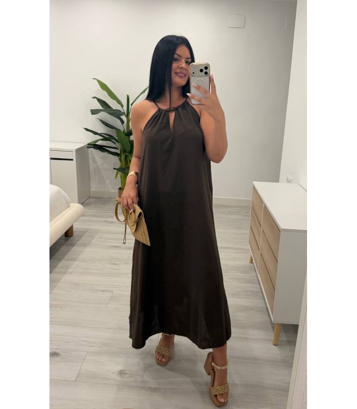 Vestido Chipiona marrón