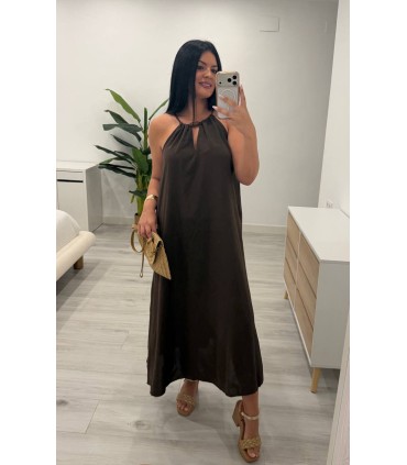 Vestido Chipiona marrón