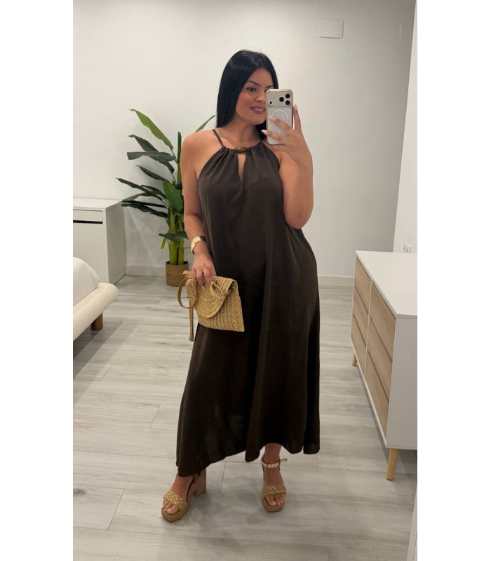 Vestido Chipiona marrón