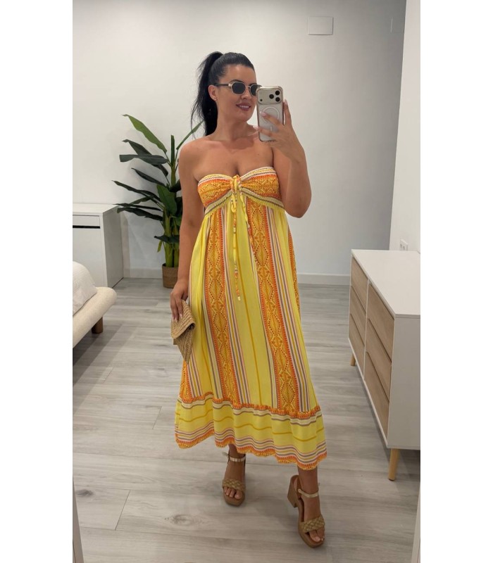 Vestido Atalaya amarillo