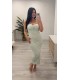 Vestido licra gruesa vivhy verde