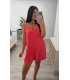 Mono corto Silvia coral