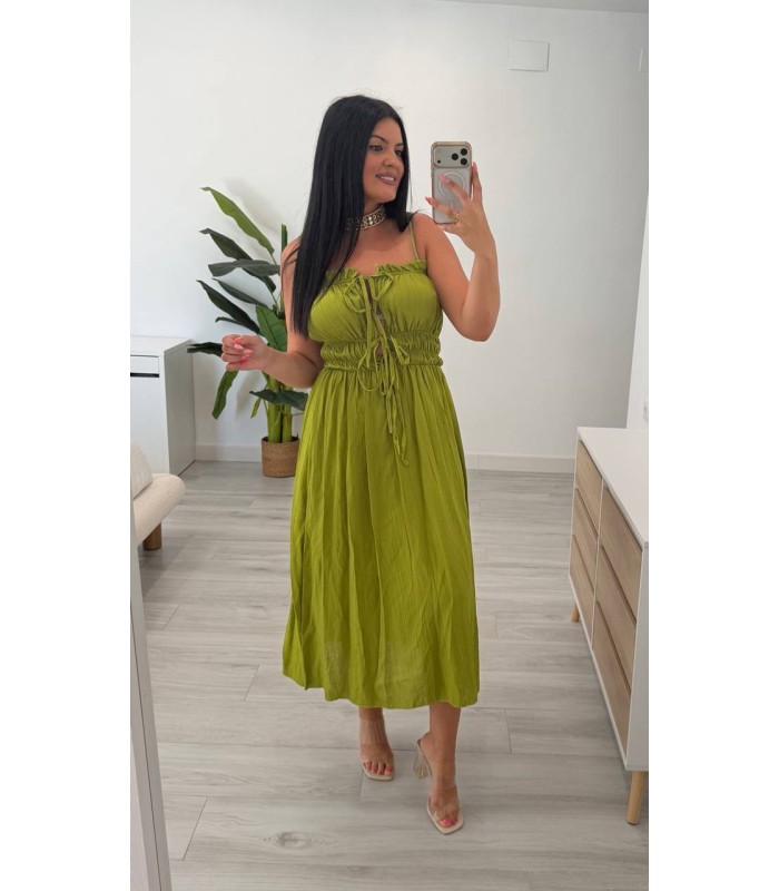 Vestido Lisa verde