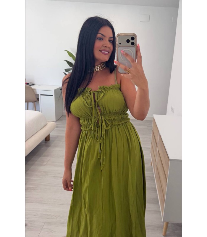 Vestido Lisa verde