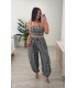Conjunto Vichy negro