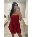 Mono corto Carla rojo intenso