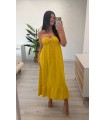 Vestido Cecilia amarillo mostaza