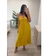 Vestido Cecilia amarillo mostaza