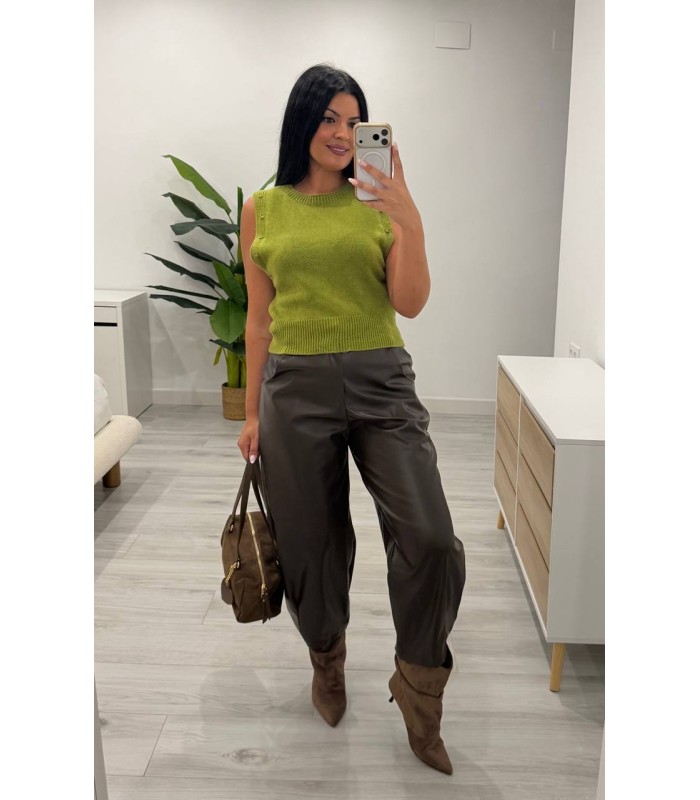 Chaleco jersey verde