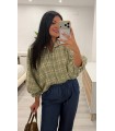 Camisa cuadros verde