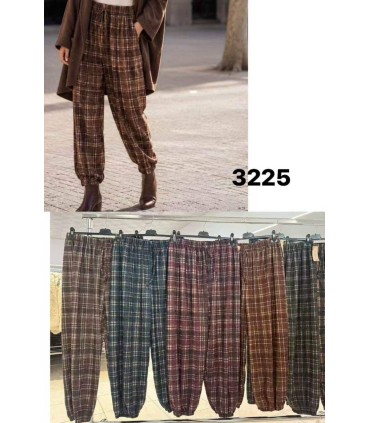 Pantalón globo cuadros