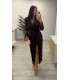 Vestido luxury granate