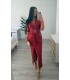 Vestido Fatema rojo
