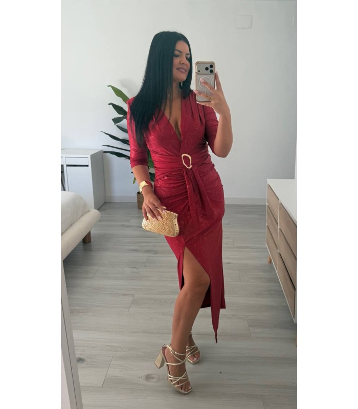 Vestido Fatema rojo