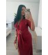 Vestido Fatema rojo