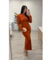 Vestido Samira cazuela
