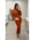 Vestido Samira cazuela