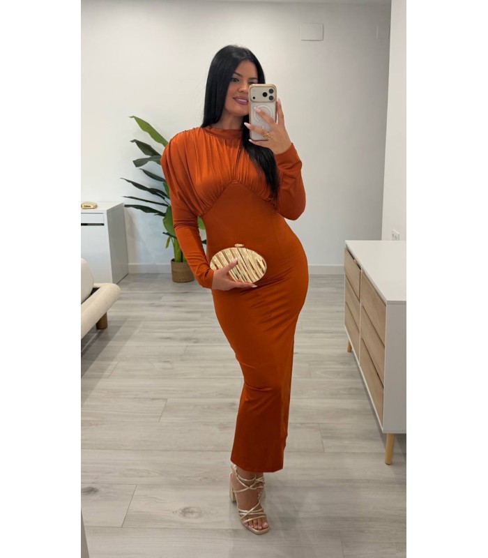 Vestido Samira cazuela