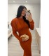 Vestido Samira cazuela