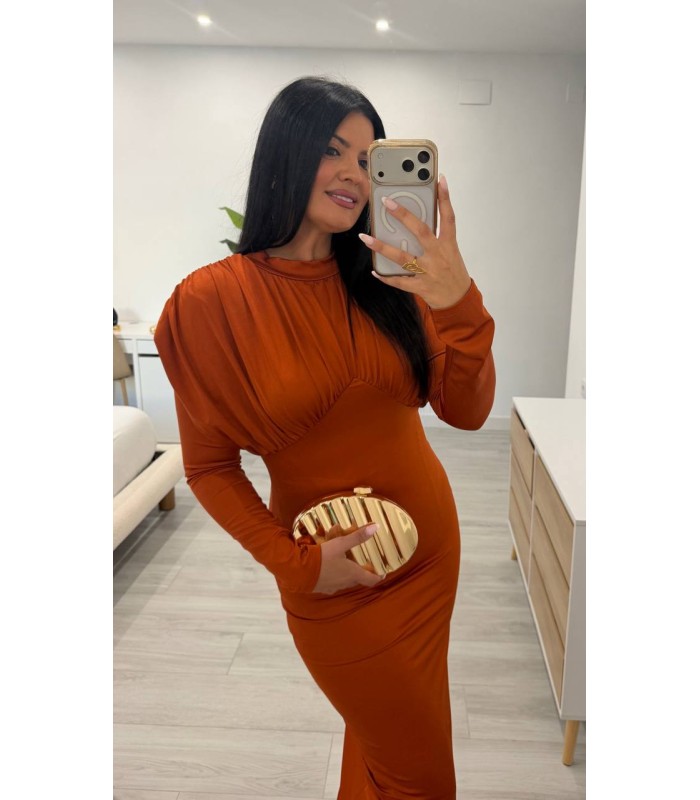 Vestido Samira cazuela