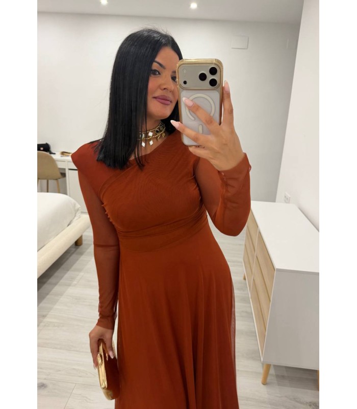 Vestido Julia cazuela