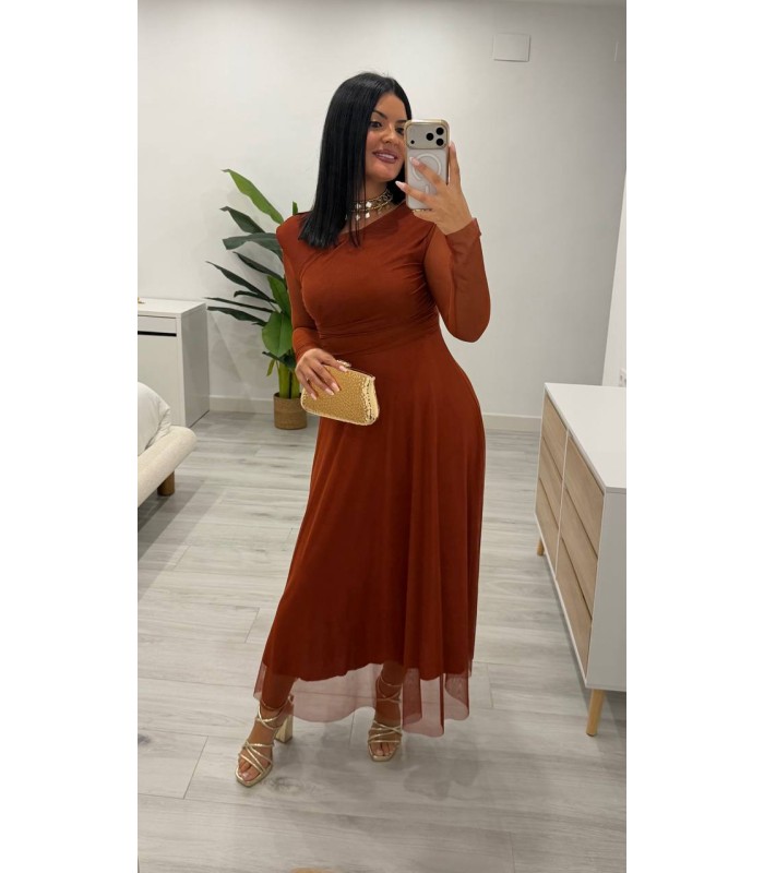 Vestido Julia cazuela