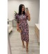 Vestido Camila petroleo