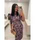 Vestido Camila petroleo